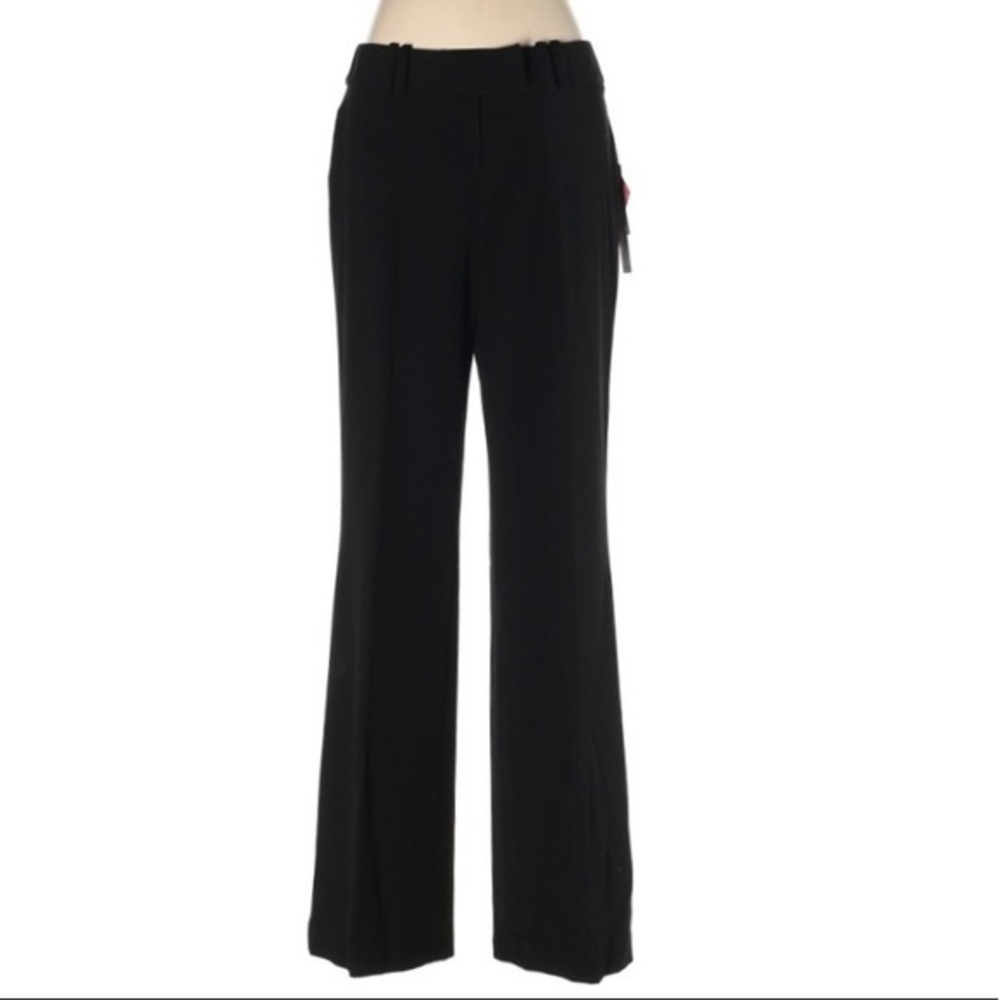Style & Co sz 6 black Julie stretch wide leg pant